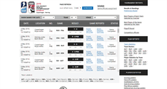 Desktop Screenshot of cis.iihf.com